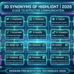 synonyms of highlight