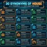synonyms of house
