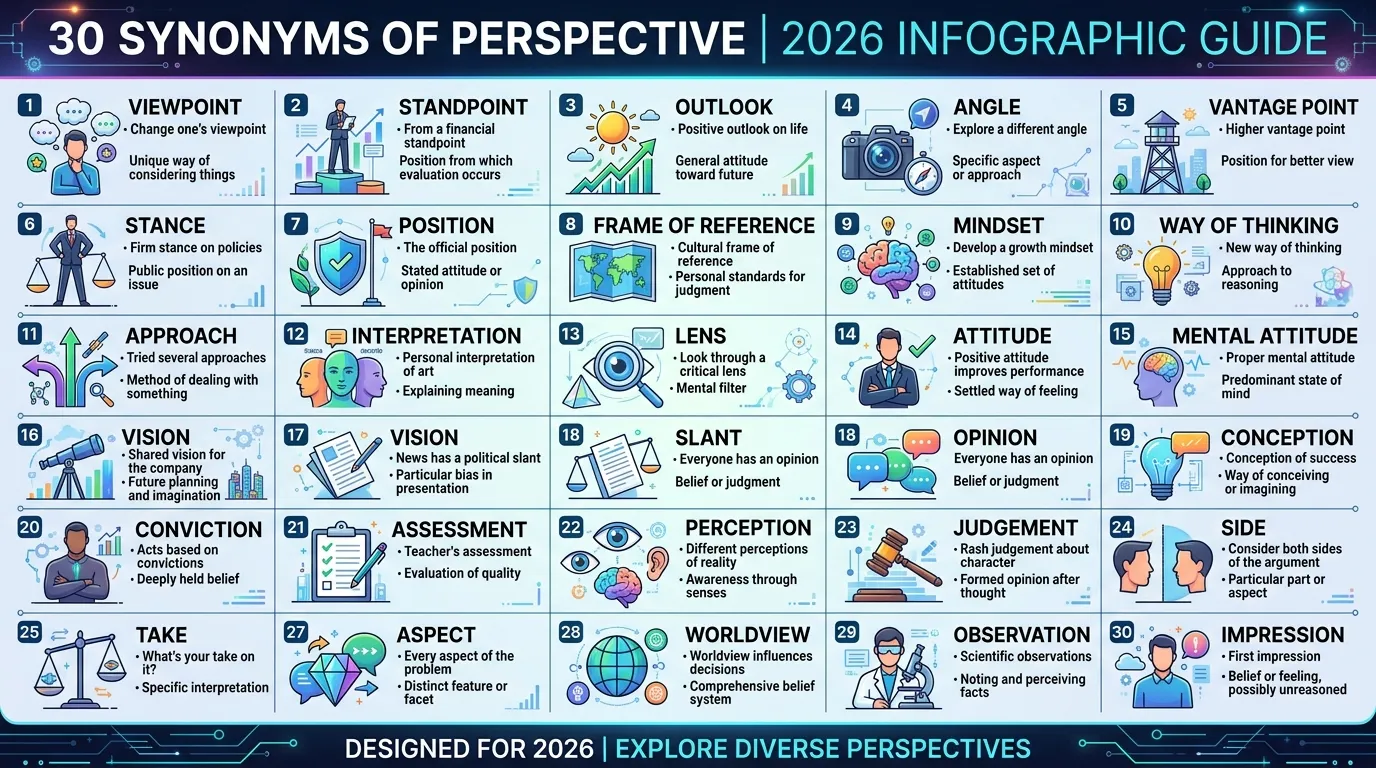 synonyms of perspective