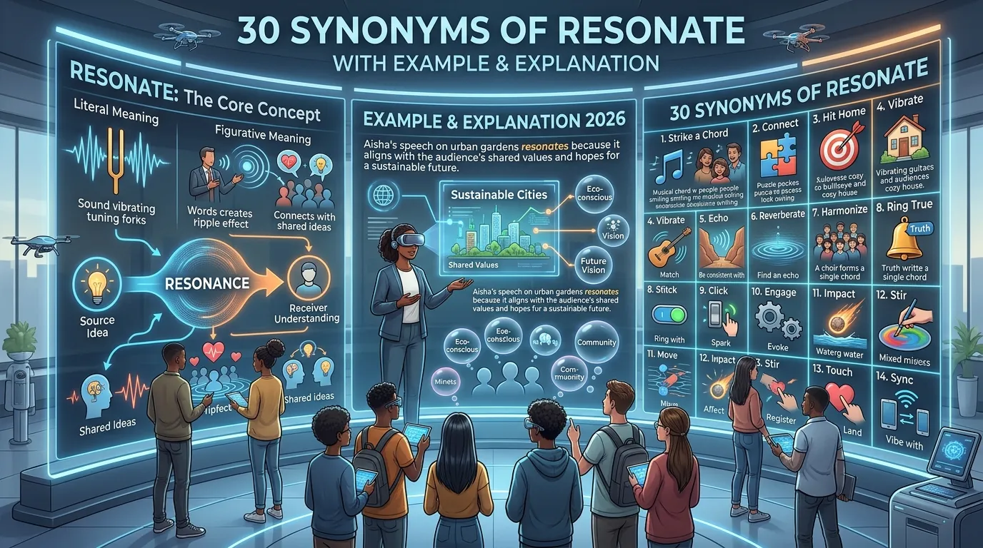 synonyms of resonate