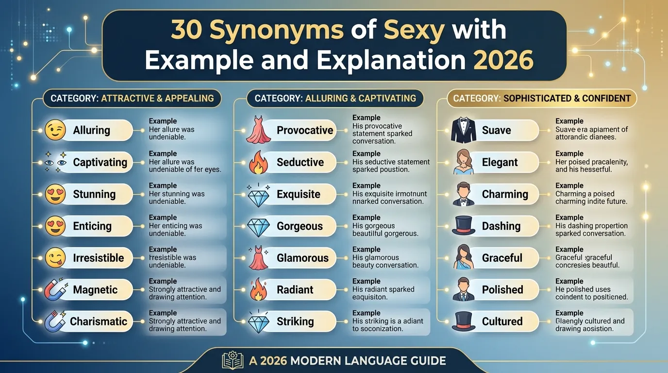 Synonyms of Sexy