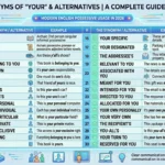 synonyms of your