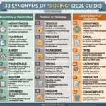 Synonyms of Boring