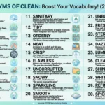 Synonyms of Clean
