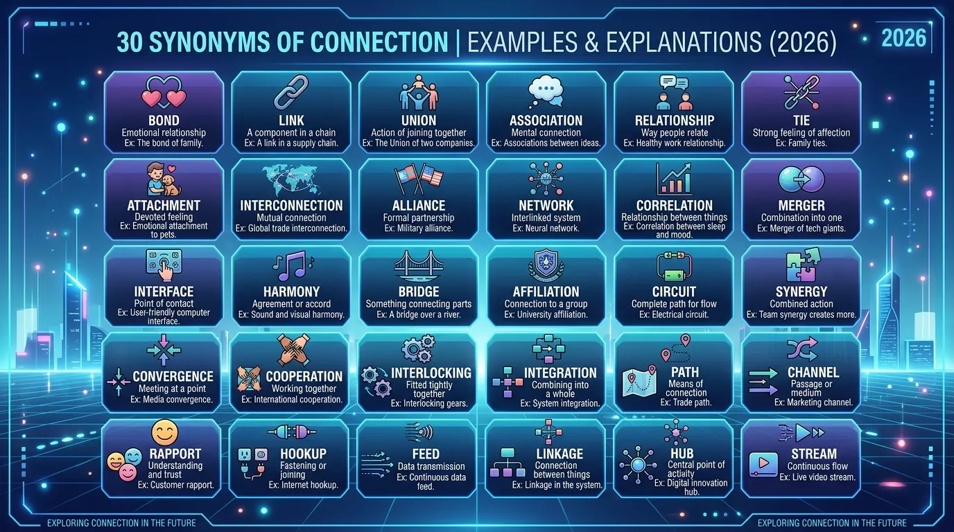 Synonyms of Connection