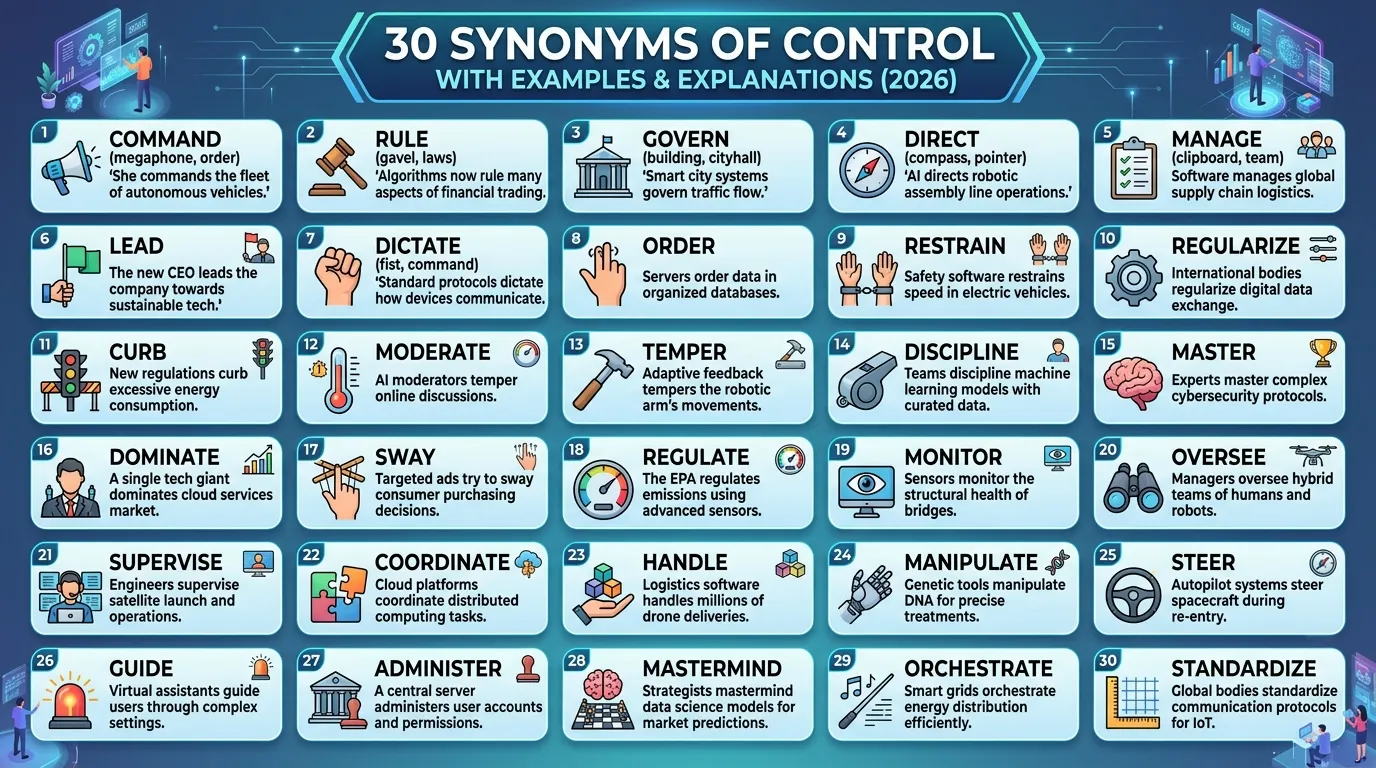 Synonyms of Control