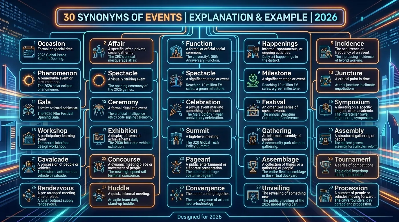 Synonyms of Events
