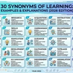 Synonyms of Learning