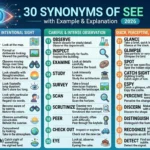 Synonyms of See