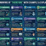 Synonyms of Therefore
