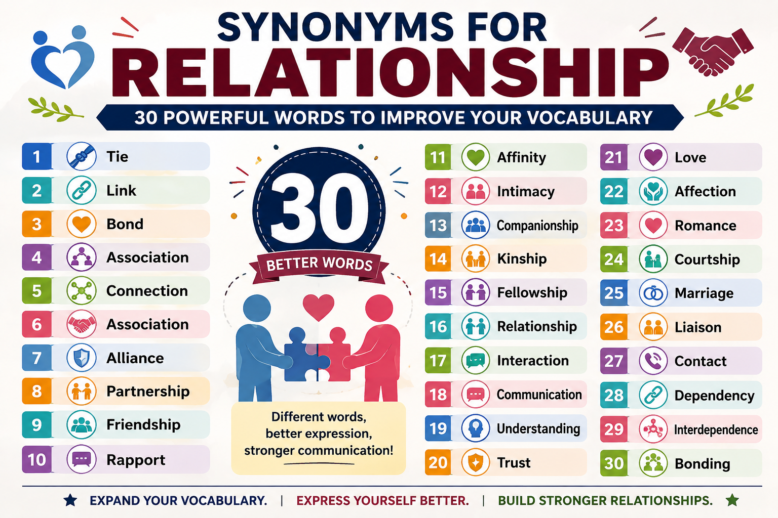 Synonyms for Relationship