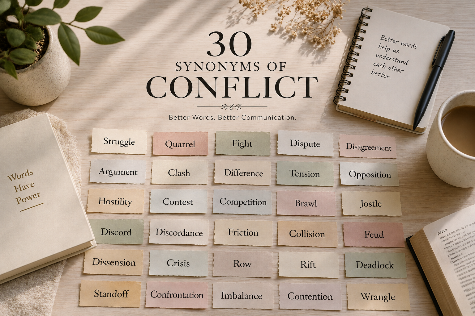 Synonym for conflict