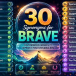 Synonyms for Brave