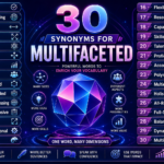 Synonyms for Multifaceted