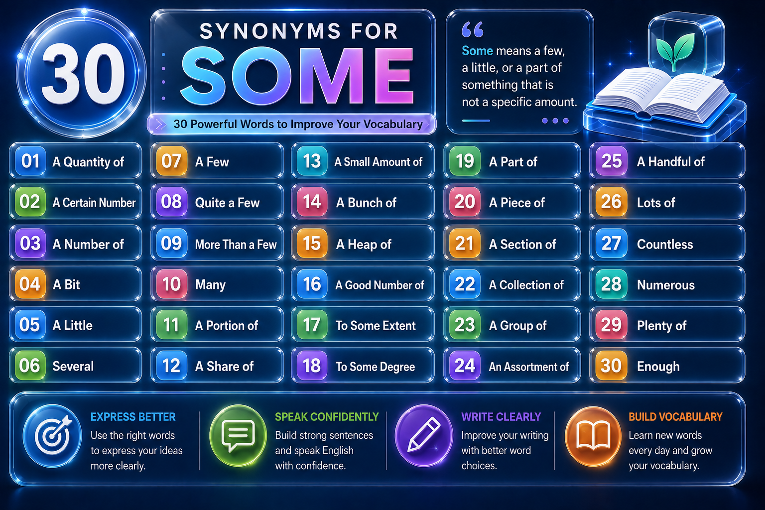 Synonyms for Some